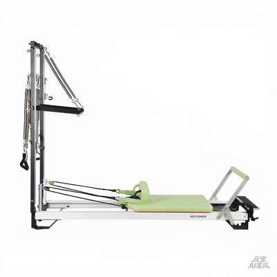 Factory Red Aluminium Trapeze Pilates Reformer Equipment For Commercial GYM Training