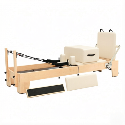 High Quality Hard Maple Wood Pilates Reformer For Commercial Studios and home